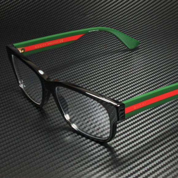 Gucci Black Green 57mm Eyelgasses - Picture 1 of 3